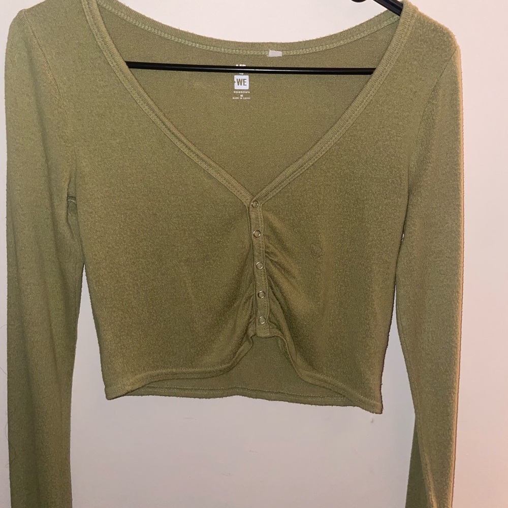 Essentials Sage Green Knit Top